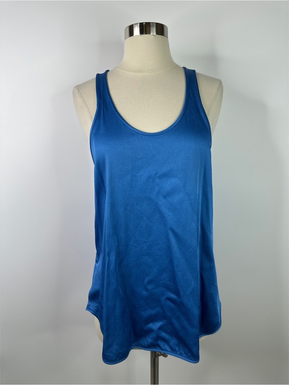 Theory Acetate Blend Sleeveless Scoop Neck Top